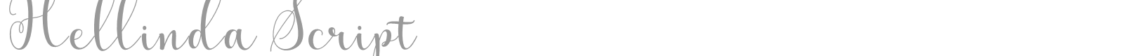 Hellinda Script font preview
